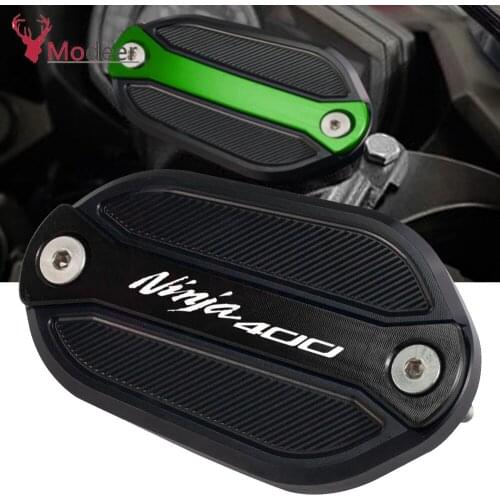 For Kawasaki Ninja400 Z400 2018 2019 2020 2021 NINJA Z 400 CNC Motorcycle Front Brake Fluid Cylinder Master Reservoir Cover Cap