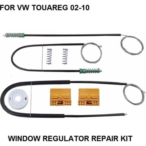 NEW FOR VOLKSWAGEN VW TOUAREG 7LA, 7L6, 7L7 2002-2010 ELECTRIC WINDOW REGULATOR REPAIR KIT FRONT RIGHT SIDE OE#8E0837462