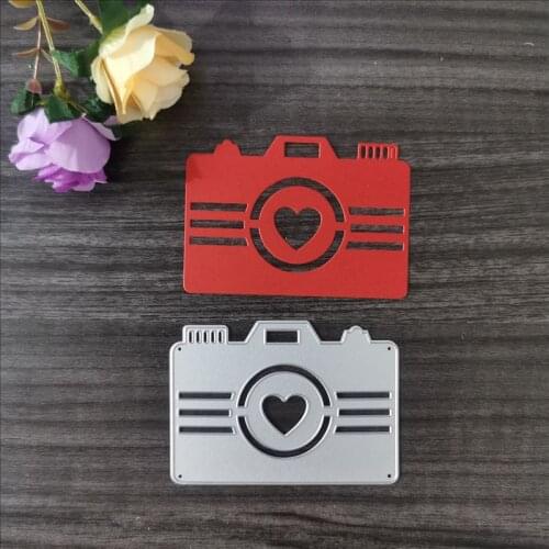 Camera Metal Cutting Dies for DIY Scrapbooking Album Paper Cards Decorative Crafts Embossing Die Cuts