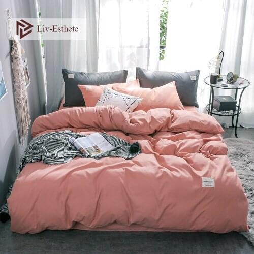 Liv-Esthete Orange Luxury Bedding Set Home Duvet Cover Flat Sheet Single Double Queen King For Adult Bed Linen Bedspread As Gift