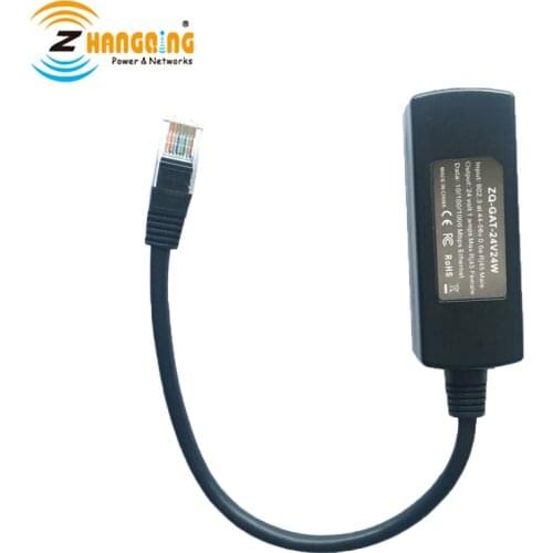 ZhangQing PoE Converter 24V 24W For Ubiquiti MikroTik PoE Device Gigabit PoE converter for 24 volt devices from 802.3af/at