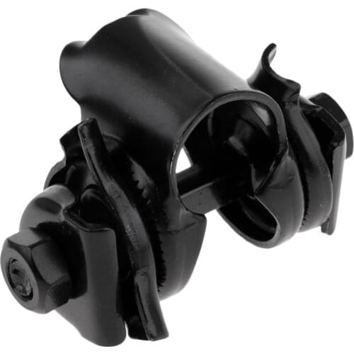 New Black Steel Saddle Guts Seat Post Clamp 24mm Bike Bicycle Cycling Seat Post Clip Mount Bracket Abrazadera de tija de sillin