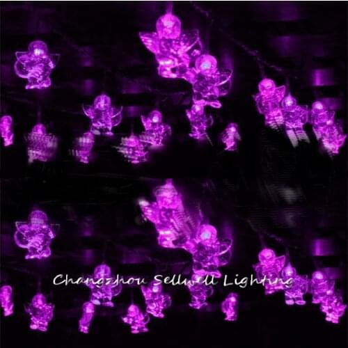 2020 Rushed Sale Navidad Christmas Decorations For Home Good!purple Led Lighting Wedding Hotel Ceiling Angel Bulb H003(4)