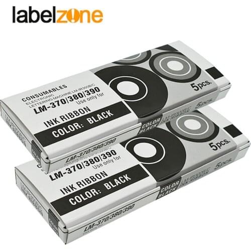 10pcs Max INK TAPE LM-IR300B compatible LETATWIN Cable ID Printer Electronic Lettering Machine LM-370E LM-380A LM-390 (2boxes)