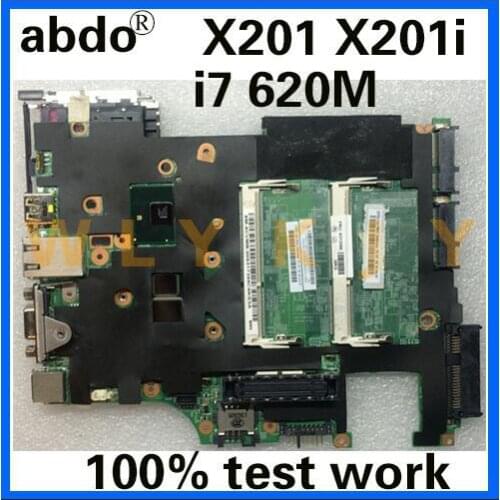 Abdo 48.4CV01.031 for Lenovo Lenovo ThinkPad X201 X201I notebook motherboard FRU 63Y2066 CPU i7-620M QM57 DDR3 100% test work