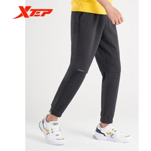 Xtep Mens Knitted Trousers Sports Pants 2020 Autumn New Loose-closed Urban Casual Sports Pants 880329630080