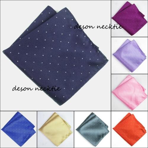 Men 24cm Pocket Square Hankerchief Silver Shining Wedding Party Accessories Handkerchief Machine Rolling