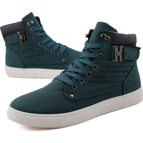 New Designer High Top Leisure Sports Shoes Vulcanized Shoes Mens Fashion Sports Golf 2021 Spring Leisure Mens Shoes Large Size
