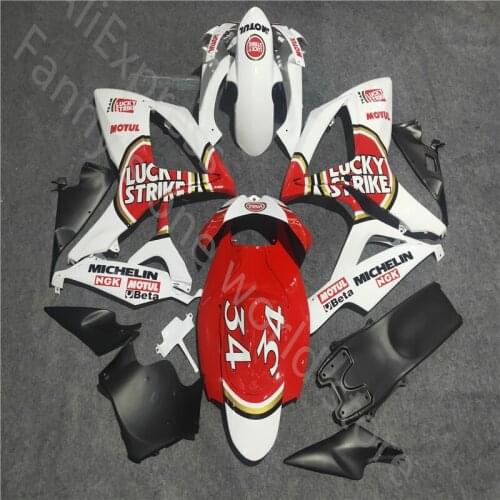 New Injection Fairing for SUZUKI K6 GSXR 600 750 2006 2007 lucky ABS motorcycle fairing GSXR750 GSXR600 06 07 red white Fairing