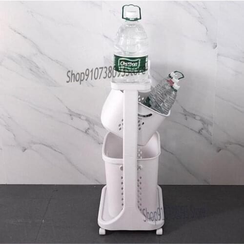 Toilet Shelf Plastic Floor Type Toilet Storage Rack Bathroom Rack Toilet Storage Rack Washstand Shelf