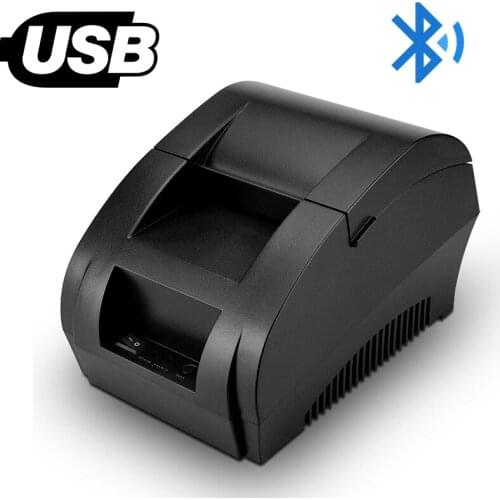 Portable Receipt Printer Bluetooth 58mm USB Thermal Printer With ESC/POS Command for retail system with 1D Laser Barcode Scanner