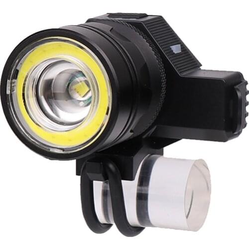 XM-L T6 & COB LED Headlight USB Rechargeable Headlight Headlight Flashlight 18650 Battery Bicycle Light Waterproof Night Riding