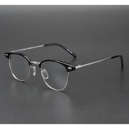 Titanium Glasses Frame Round Glasses Eye Glasses Frames for Women Prescription Glasses Men Men Optical Glasses Frame