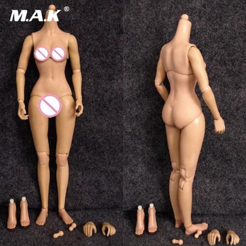 1:6 Scale Soldiers Dedicated Accessories Female Figure Model with Extra Hands&Feet for KUMIK Head Sculpt