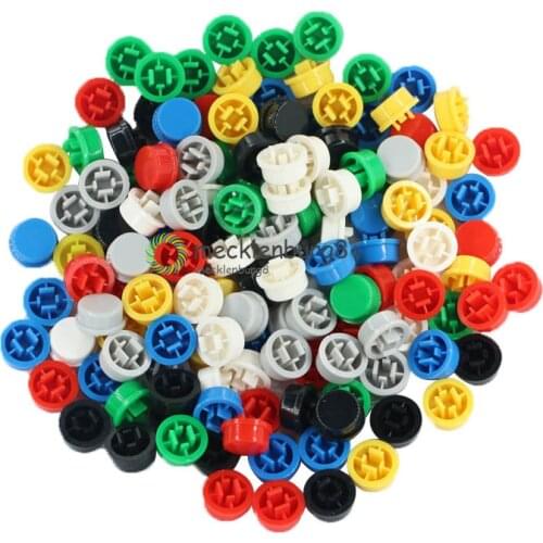 140Pcs Round Tactile Button Caps Kits 9.58*5.1mm for 12*12*7.3mm Micro Tact Switch For Arduino