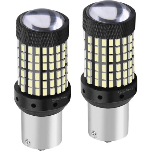 2PCS 1156 BA15S P21W 7506 Super Bright 1600lm LED Car Reverse Light Tail Brake Lamp Auto Daytime Running Light Rear Parking Bulb