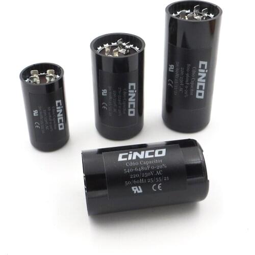 270-324MFD 300-360MFD 324-388MFD 340-408MFD CD60 220V 250V Motor Start Capacitor Aluminum 220VAC 250VAC 275VAC