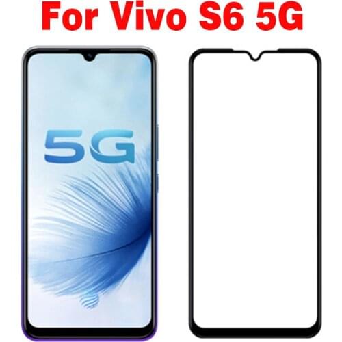 2PCS 3D Full Glue Tempered Glass For Vivo S6 5G Full Screen Cover Explosion-proof Screen Protector Film For Vivo S6 5G
