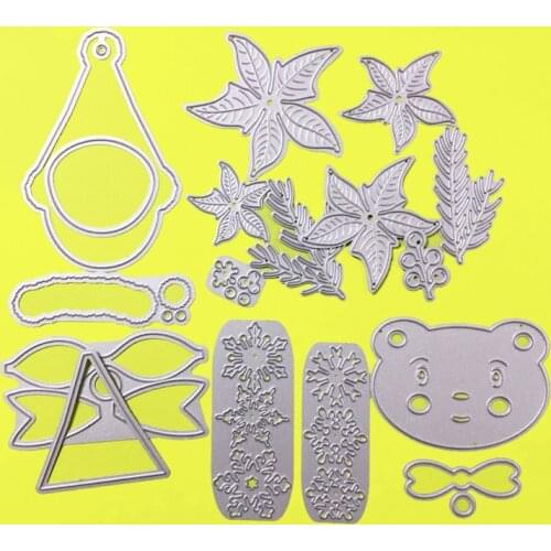 4-Set Cutting Dies Love Wreath Birds & Film strip Daisy border Scrapbook Cardmaking Paper DIY Stencil