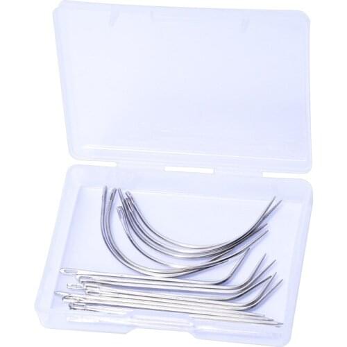 Useful 60pcs 18Pcs 6pcs Hand Repair Sewing Needles Patching Tool Hand Repair Upholstery Sewing Needles Carpet Leather Canvas