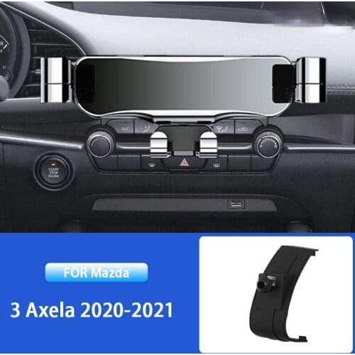 Car Mobile Phone Holder For Mazda 3 Axela 2020-2021 Special GPS Gravity Mounts Stand Navigation Bracket Car Accessories