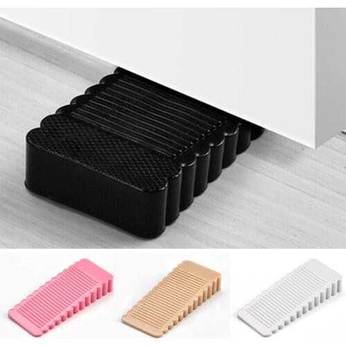 Safety Silicone Door Stop Stoppers Block Wedge Doorstops Door Stopper Office Home Door Rear Retainer Anti-collision Stop