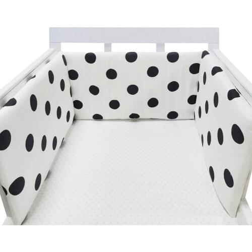 One Piece Baby Crib Bumper Soft And Skin-friendly Padded Crib Liner Suitable For Protect Your Child In The Household