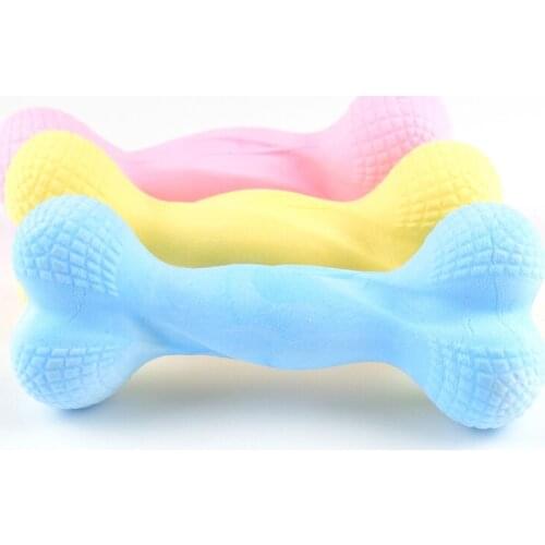 Bones Shape Pet Toys TPR Foamed Environmentally Chew Molars Gnawing Dog Toy For Medium Big Dogs Training Pets Interaction Toys
