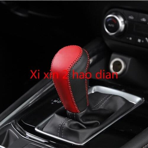 For Mazda 20-21 atenza/6 leather hand-stitched gear set gear set car interior decoration