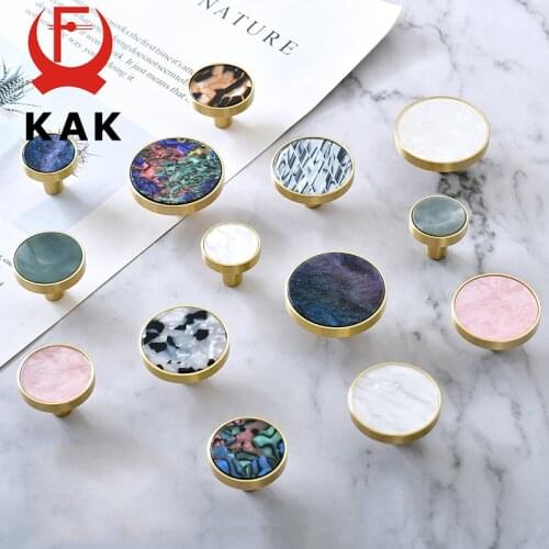 KAK Brass Copper Cabinet Pulls Handle Kitchen Cabinet Pull Knob Wall Hook Hanger Hooks Fashion Gold Furniture Handle Hardware