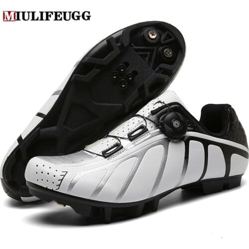 2021 NEW Cycling MTB Shoes Men Sports Route Cleat Road Dirt Bike Speed Flat Sneaker Racing Women Bicycle Mountain Spd Biking