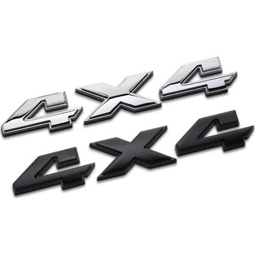 Metal Car Sticker 4X4 Logo for Nissan Renault SEAT Fiat Subaru Hyundai Tesla Volvo smart KIA Auto Emblem Badge Decal Accessories