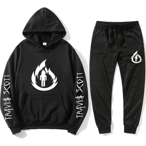 New product hoodie set TRAVIS SCOTT ASTROWORLD brand letter print ladies mens sports suit hip-hop streetwear ladies HOODIES