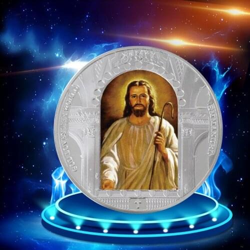 New Jesus The Last Supper Commemorative Silver Plated Gifts Art Metal Souvenir Coin