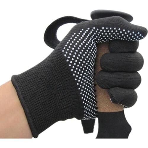 1 Pair Breathable Cycling Gloves Outdoor Anti-slip Sport Bike Cycling Safety Elastic Full Finger Gloves With Elastic