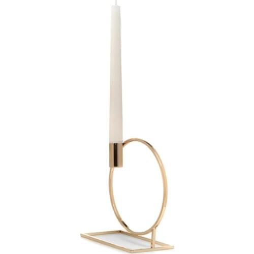 Premium Round 20cm Candlestick Candle Holder Table Desktop Home Decoration Gift Home Decoration Accessory