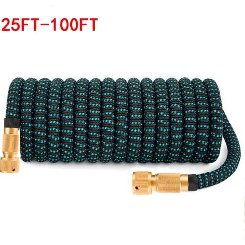 25FT-100FT Garden Hose Extensible Watering Hose Fexible Extendable Car Wash Pipe Hoses Garden Supplies IrrigationTool