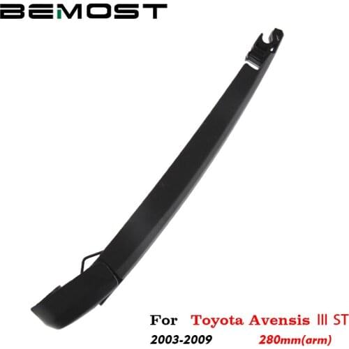 BEMOST Car Rear Windscreen Windshield Wiper Arm Blade Soft Natural Rubber For Toyota Avensis 3 ST Hatchback From 2003 To 2018