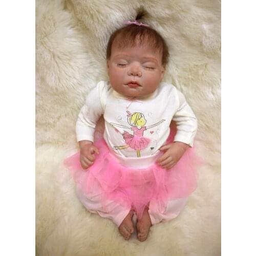 20" silicone reborn dolls babies Super high quality real newborn baby looking soft touch child love gift boneca baby real alive