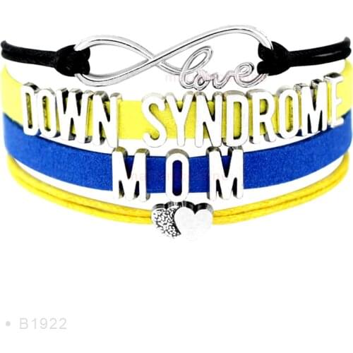 Down Syndrome Mom Cure Childhood Cancer Anti-Bullying Domestic Violence Day Bullying Child Abuse Aphasia Awareness Bracelets