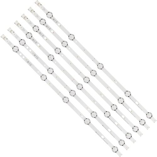 6pcs/set 49 inch LED TV Backlight Strip for VESTEL 490DRT VNB A/B-TYPE REV0.8 VES490UNDS 49L3753DB 49HE4000 JVC LT-49C770(A)