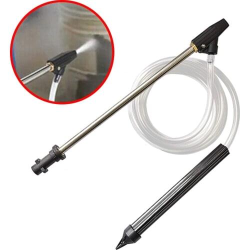 High Pressure Spray Washer Lance Turbo Nozzle+Sandblasting Tube For K-series Car Washer Wet Sand Blaster Car Accessories