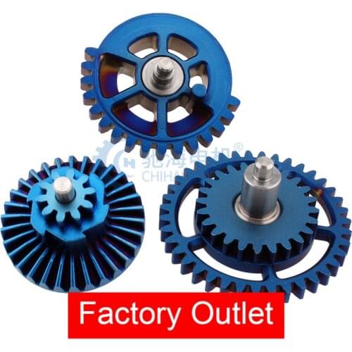 High Speed Titanium Alloy Shaft 13:1 16:1 18:1 Liquid Metal Gear Set for Airsoft Gel Blaster AEG Paintball Accessories