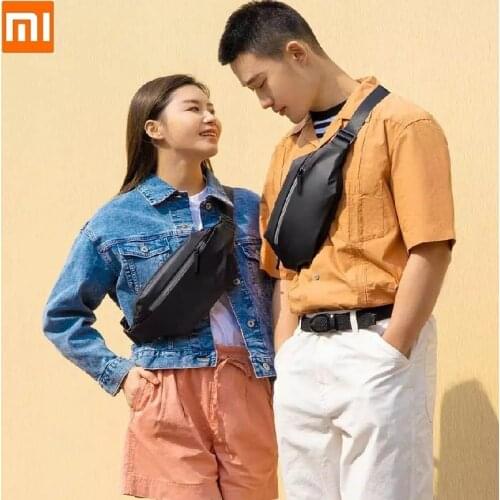 Men woman Fashion Business Leisure Chest Bag Lightweight Waist Bag Waterproof Crossbody Shoulder Bag Film Plastic Bag