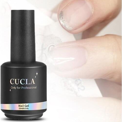 15ML CUCLA Nail Extension Glue Long Lasting Beautiful Resin Soak-off UV Foil Top Gel Manicure Gel Polish