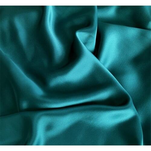 C1001 Acetate Satin/Lake Green Stain Fabrics/Glossy Silky Skin-friendly/Formal Dress Pajamas Career Suits Fabrics/Senior fabrics