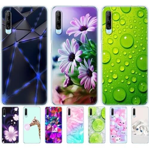 For huawei y9s phone case on huawei y9 S back cover bumper etui coque silicon tpu soft full protection shockproof