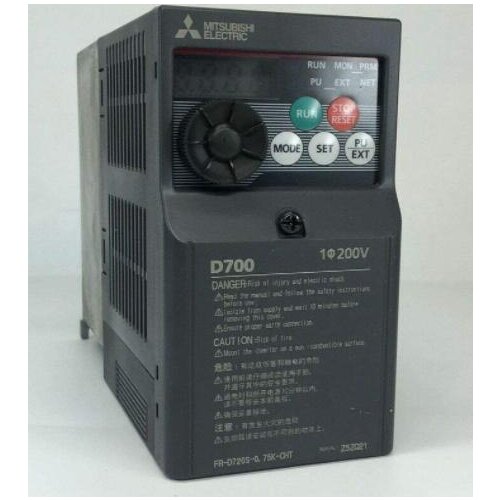 FR-D720S-0.75K-CHT Single phase 200-240VAC | 0.75KW | 4.2A | IP20 FR-D720S General-purpose single-phase inverter