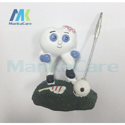 Name Card Holder Teeth Handicraft Dentist Gift Resin Crafts Furnishing Articles Creative Gifts Dental Clinic Decoration
