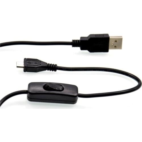 Raspberry Pi 3 Model B+ plus USB to Micro USB Power Cable with ON/OFF Switch for Raspberry Pi 3 with free Shipping
